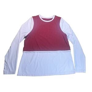 Nike Pro Warm Dri Fit Long Sleeves Top Pink XL Big Girl